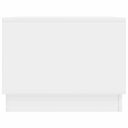 Tavolino da salotto Bianco Lucido 90 x 50 x 37 cm