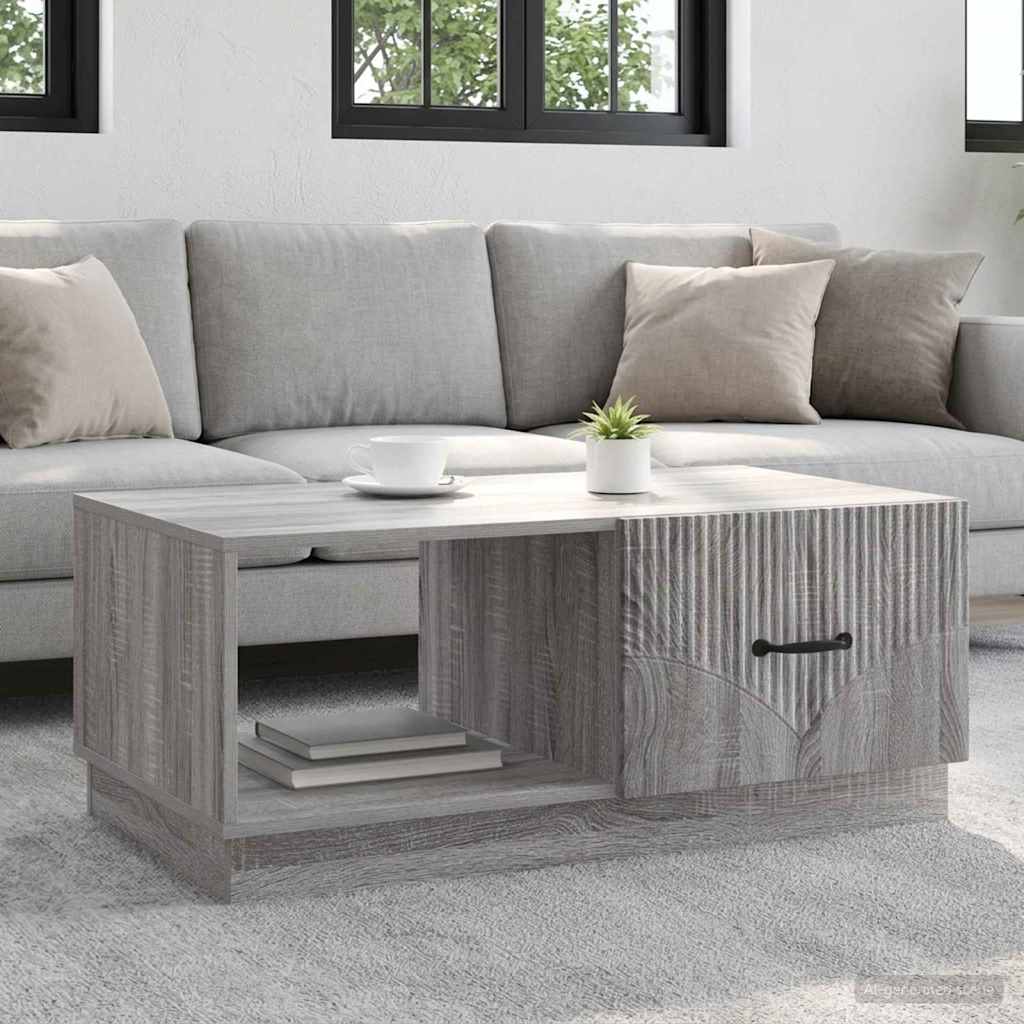 Tavolino da salotto Grigio Sonoma 90 x 50 x 37 cm