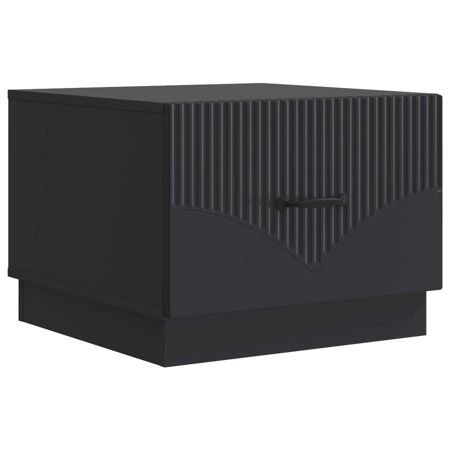 Tavolino da salotto Nero 49 x 50 x 37 cm Legno ingegnerizzato | homemem39