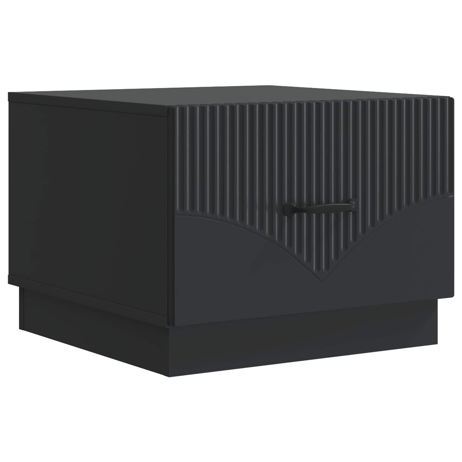Tavolino da salotto Nero 49 x 50 x 37 cm Legno ingegnerizzato | homemem39