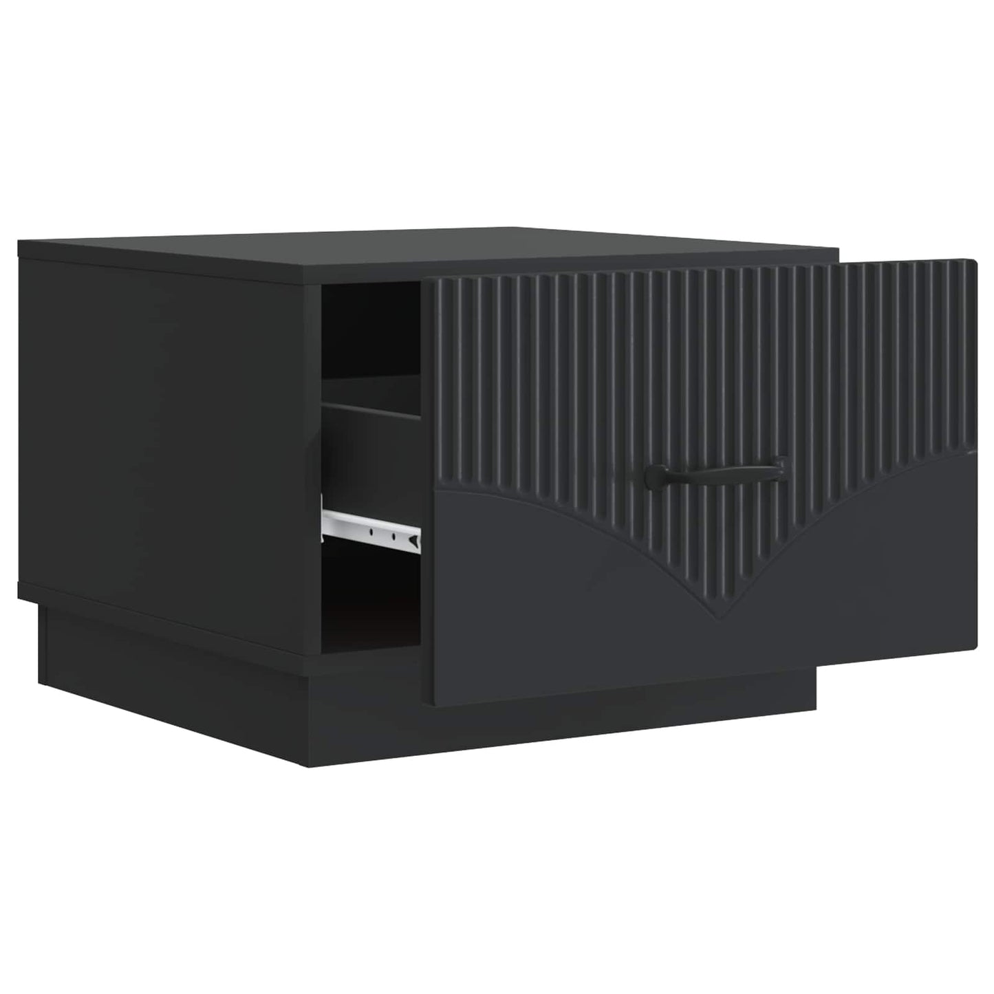 Tavolino da salotto Nero 49 x 50 x 37 cm Legno ingegnerizzato | homemem39