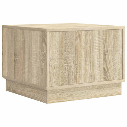 Tavolino da salotto con cassetto Rovere Sonoma 49 x 50 x 37 cm