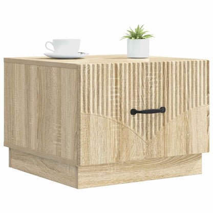 Tavolino da salotto con cassetto Rovere Sonoma 49 x 50 x 37 cm