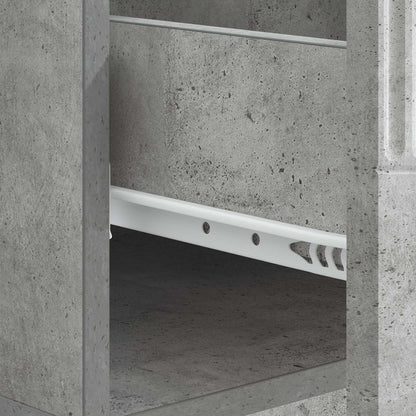 Tavolino da salotto con cassetto Grigio Cemento 49 x 50 x 37 cm | homemem39