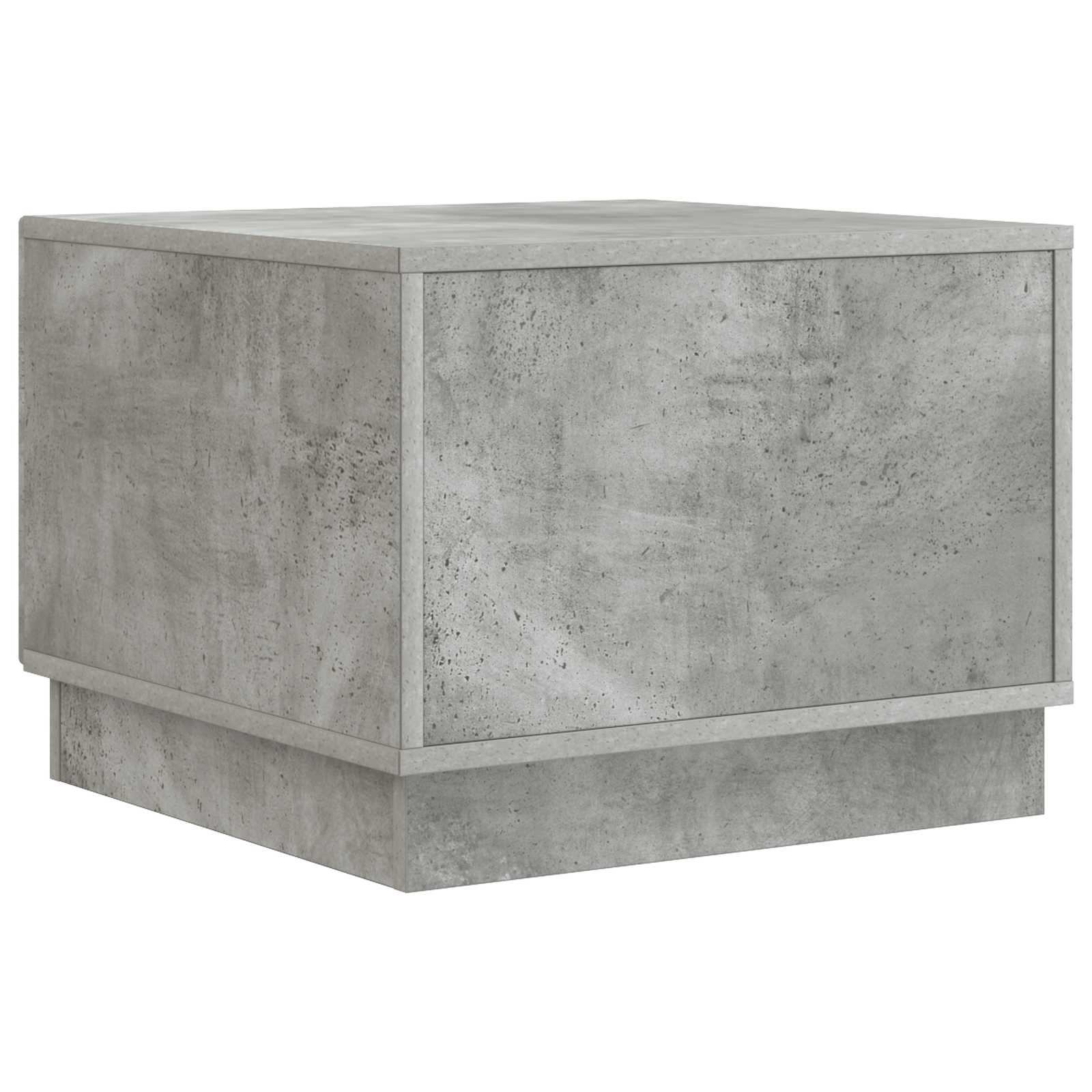 Tavolino da salotto con cassetto Grigio Cemento 49 x 50 x 37 cm | homemem39