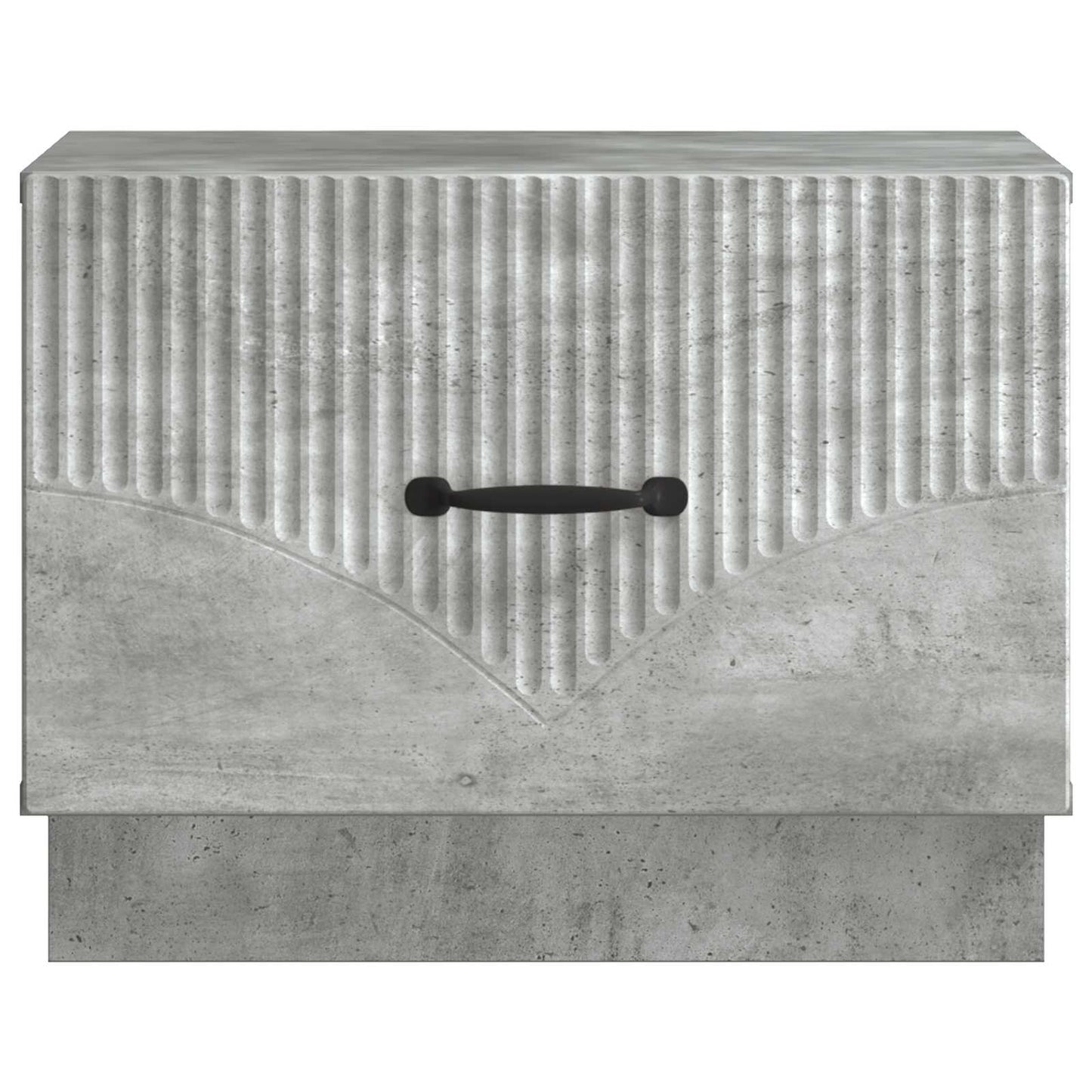Tavolino da salotto con cassetto Grigio Cemento 49 x 50 x 37 cm | homemem39