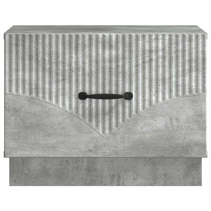 Tavolino da salotto con cassetto Grigio Cemento 49 x 50 x 37 cm | homemem39