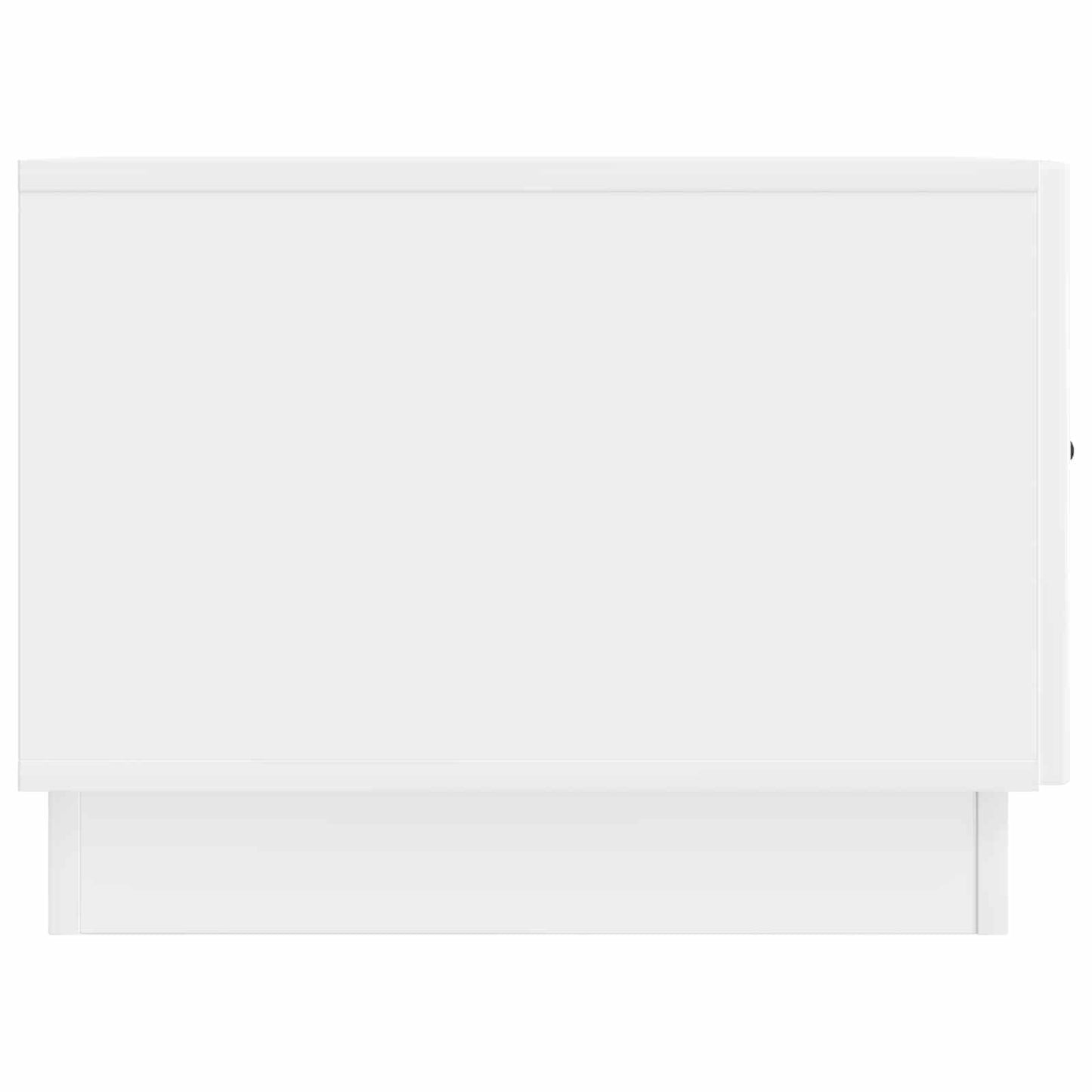 Tavolino da salotto con cassetto Bianco Lucido 49 x 50 x 37 cm | homemem39