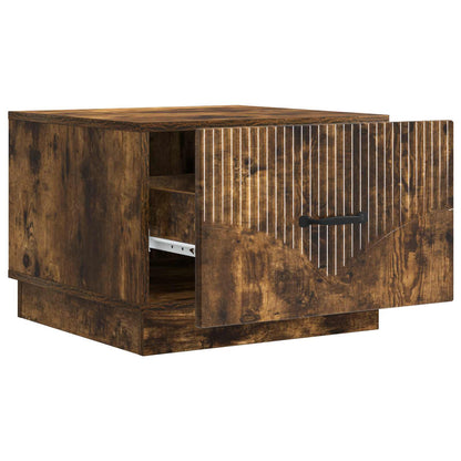 Tavolino da salotto con cassetto Rovere Fumo 49 x 50 x 37 cm | homemem39