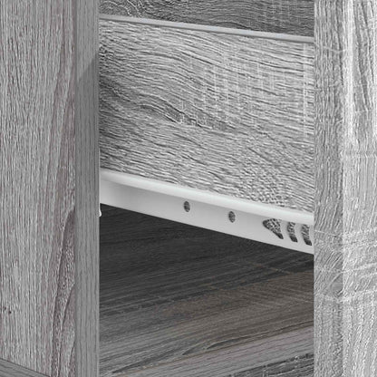 Tavolino da salotto con cassetto Grigio Sonoma 49 x 50 x 37 cm