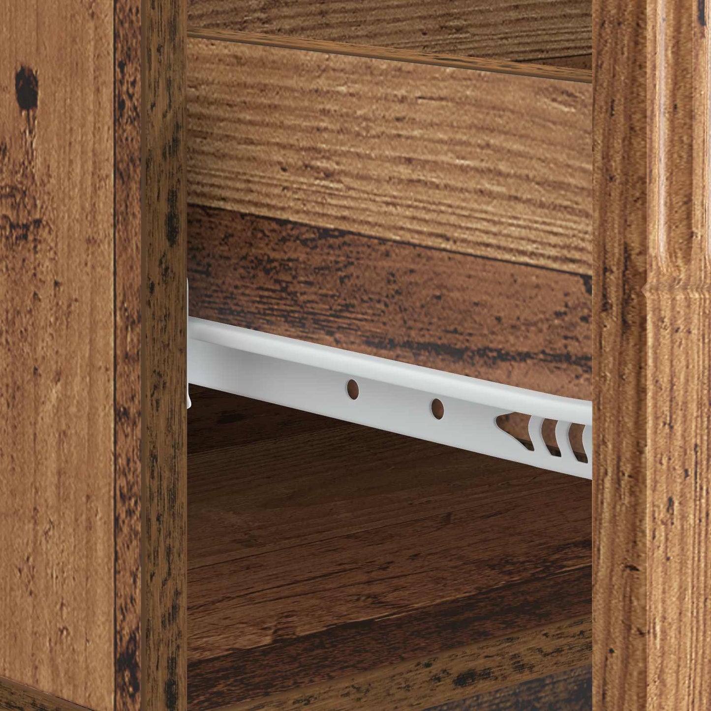 Tavolino da salotto con cassetto Legno antico 49 x 50 x 37 cm