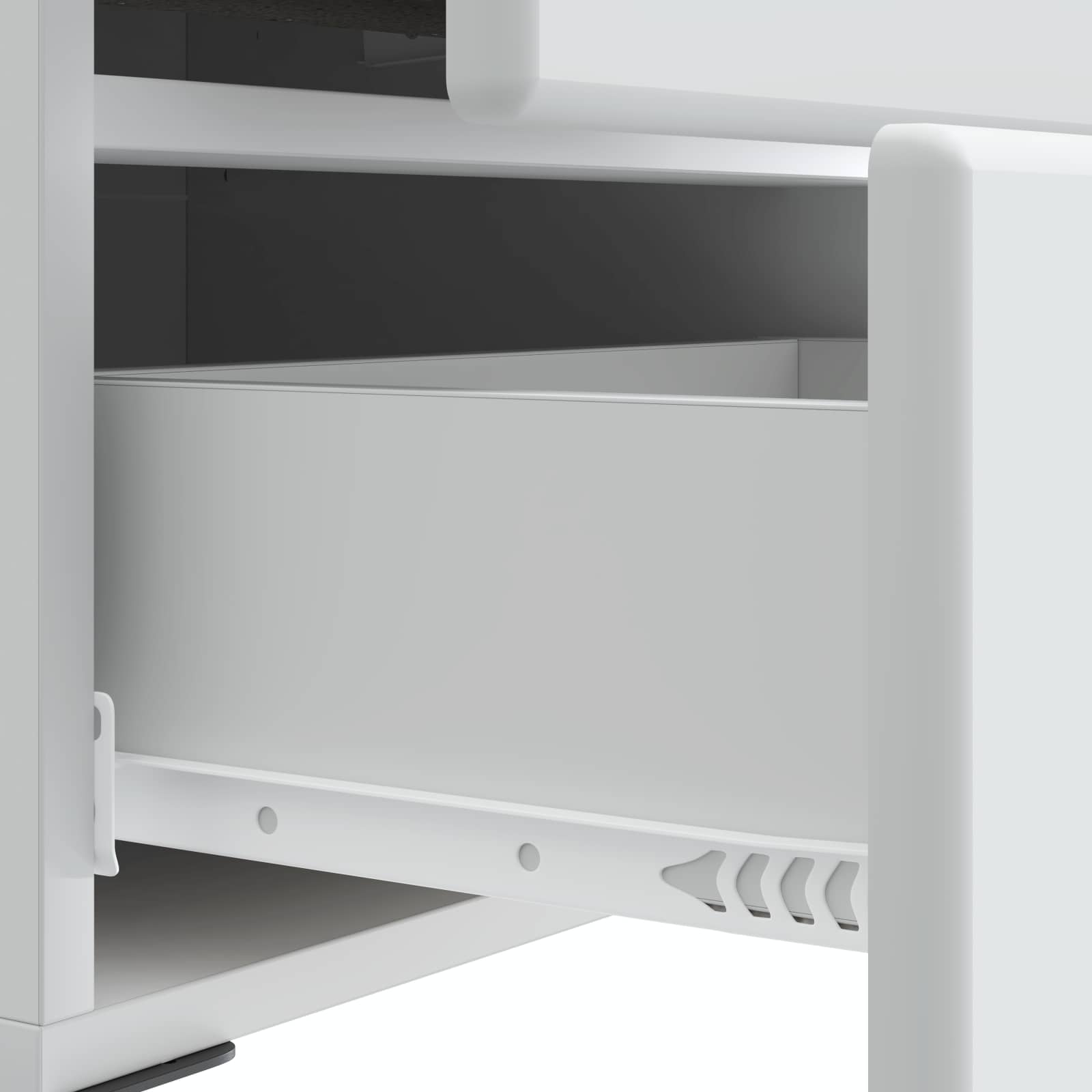 Armadio da Notte con cassetto 2 pcs Bianco 43 x 34,5 x 47,5 cm | homemem39