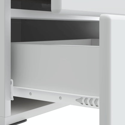 Armadio da Notte con cassetto 2 pcs Bianco 43 x 34,5 x 47,5 cm | homemem39
