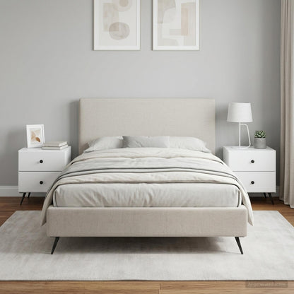 Armadio da Notte con cassetto 2 pcs Bianco 43 x 34,5 x 47,5 cm