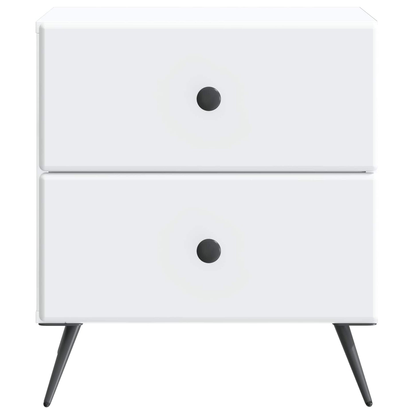 Armadio da Notte con cassetto 2 pcs Bianco 43 x 34,5 x 47,5 cm | homemem39