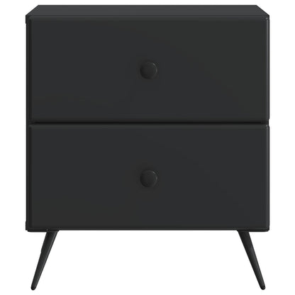 Armadio da Notte Nero 43 x 34,5 x 47,5 cm Legno ingegnerizzato