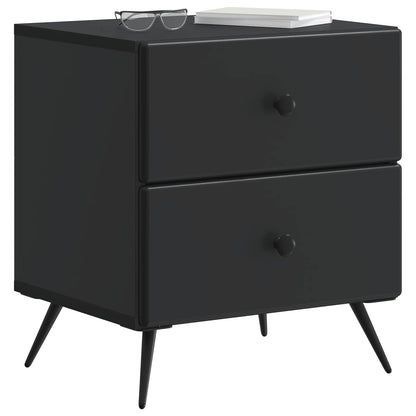 Armadio da Notte Nero 43 x 34,5 x 47,5 cm Legno ingegnerizzato