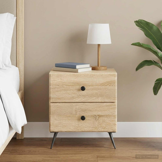 Armadio da Notte Rovere Sonoma 43 x 34,5 x 47,5 cm