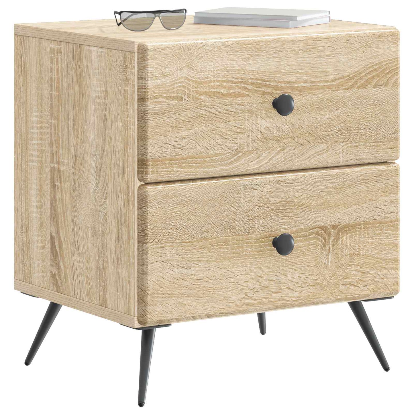 Armadio da Notte con cassetto Rovere Sonoma 43 x 34,5 x 47,5 cm