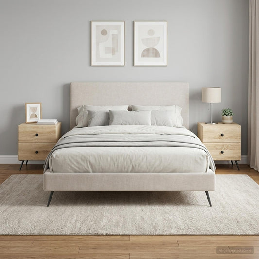 Armadio da Notte 2 pz Rovere Sonoma 43 x 34,5 x 47,5 cm