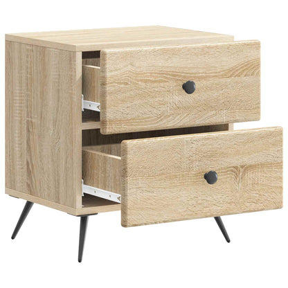 Armadio da Notte 2 pcs Rovere Sonoma 43 x 34,5 x 47,5 cm