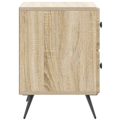 Armadio da Notte 2 pcs Rovere Sonoma 43 x 34,5 x 47,5 cm