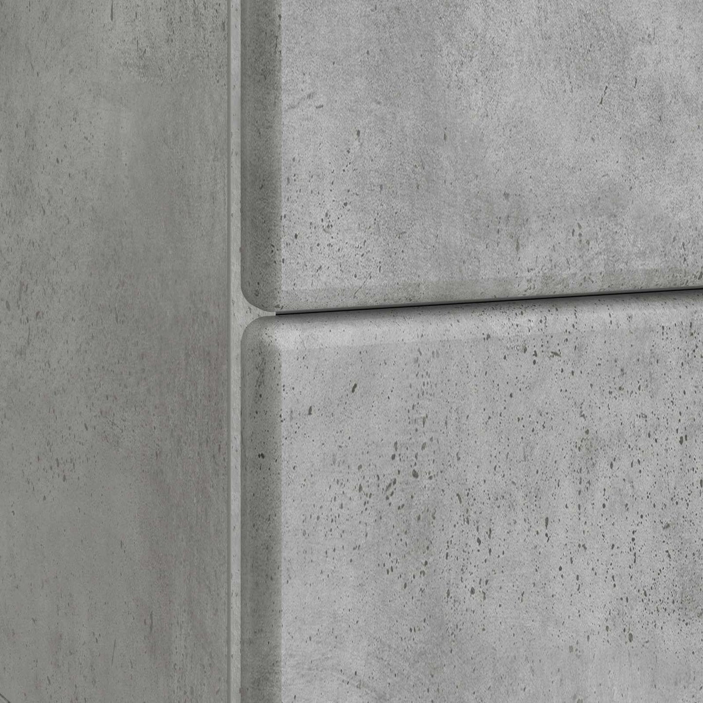 Armadio da Notte Grigio Cemento 43 x 34,5 x 47,5 cm | homemem39