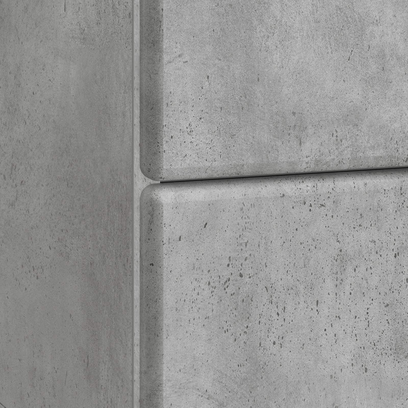 Armadio da Notte Grigio Cemento 43 x 34,5 x 47,5 cm | homemem39