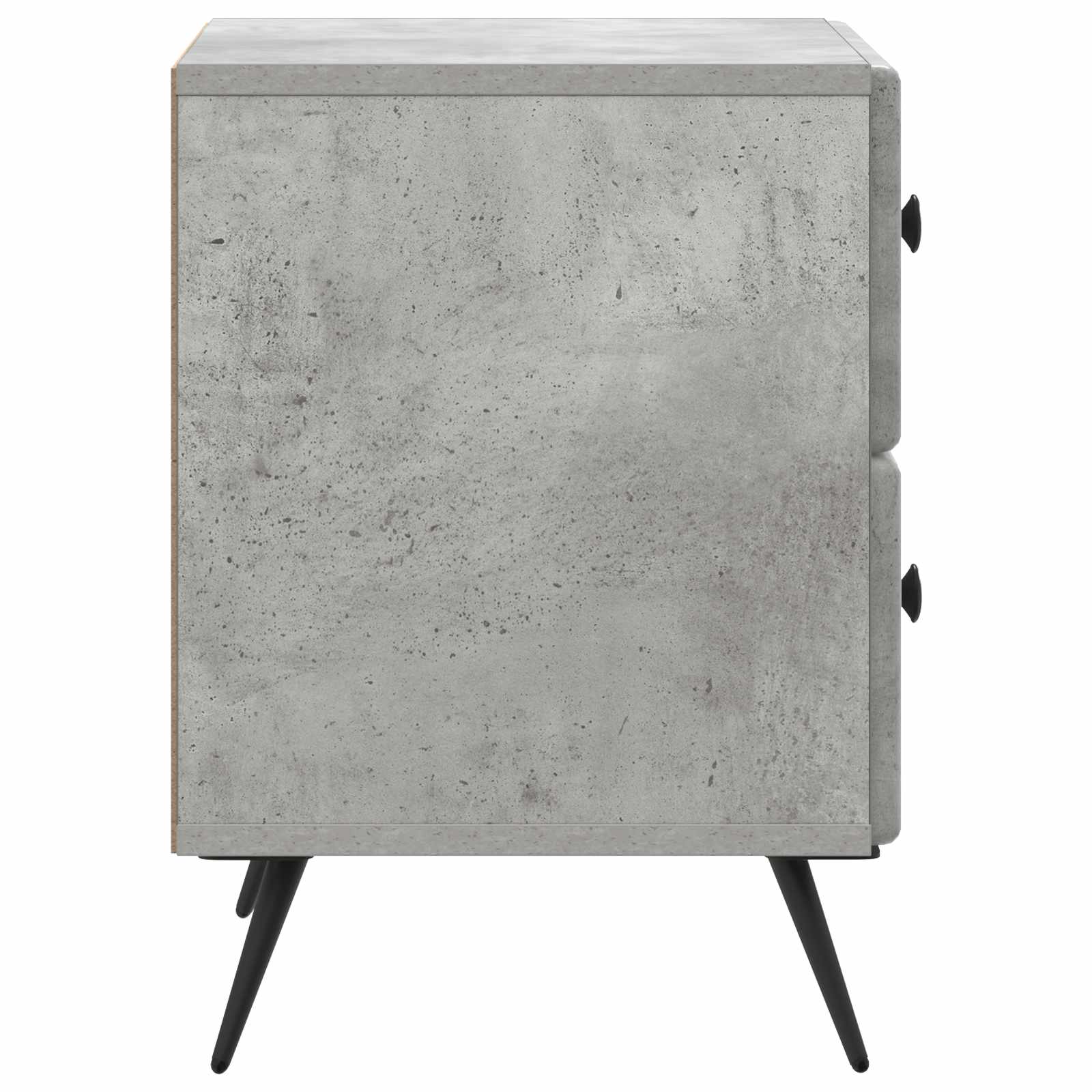 Armadio da Notte Grigio Cemento 43 x 34,5 x 47,5 cm | homemem39