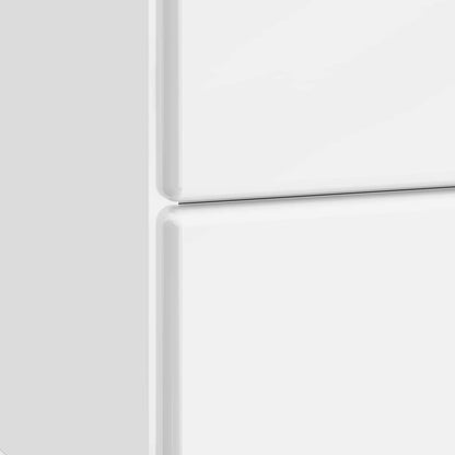 Armadio da Notte con cassetto Bianco Lucido 43 x 34,5 x 47,5 cm | homemem39
