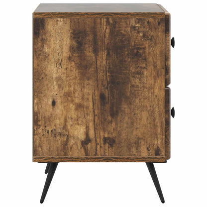 Armadio da Notte con cassetto Rovere Fumo 43 x 34,5 x 47,5 cm | homemem39
