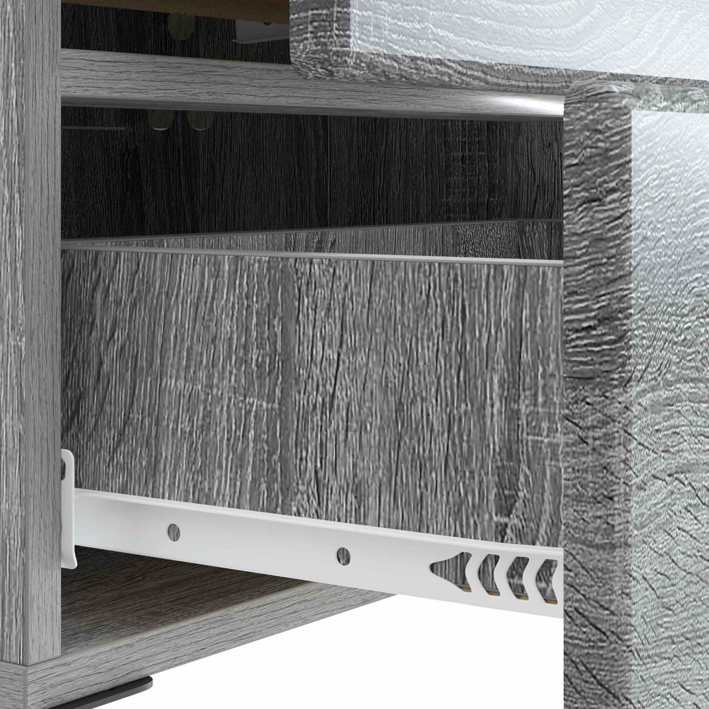 Armadio da Notte 2 pcs Grigio Sonoma 43 x 34,5 x 47,5 cm | homemem39
