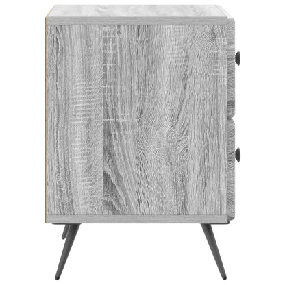 Armadio da Notte 2 pcs Grigio Sonoma 43 x 34,5 x 47,5 cm | homemem39