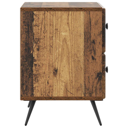 Armadio da Notte con cassetto Legno antico 43 x 34,5 x 47,5 cm