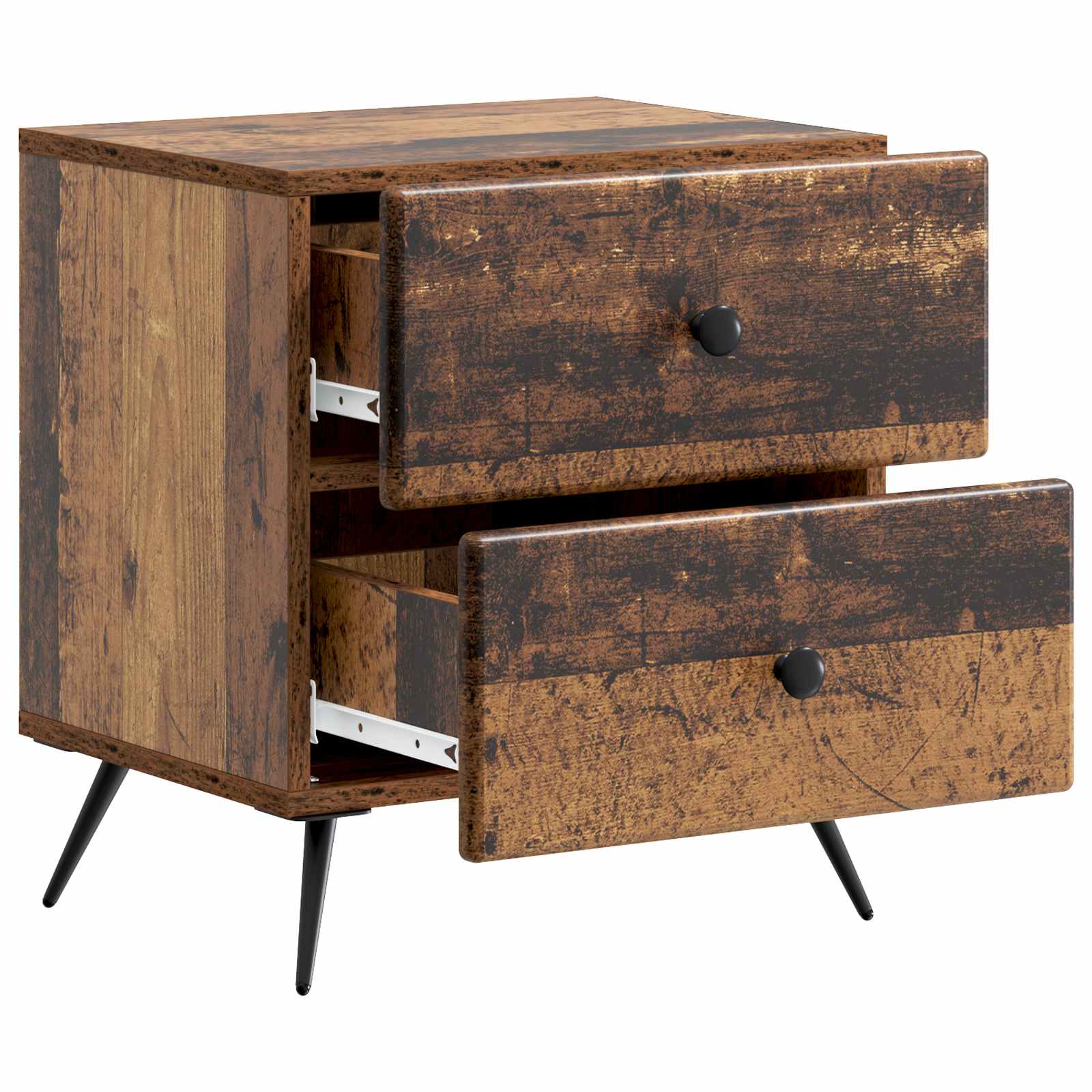 Armadio da Notte 2 pcs Legno antico 43 x 34,5 x 47,5 cm | homemem39