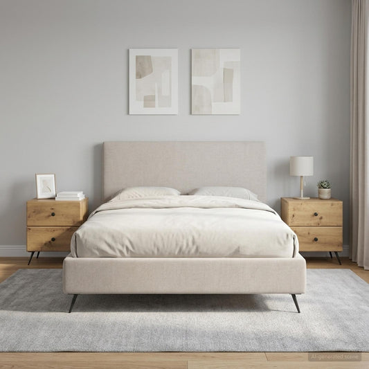 Armadio da Notte 2 pz Rovere Artigianale 43 x 34,5 x 47,5 cm