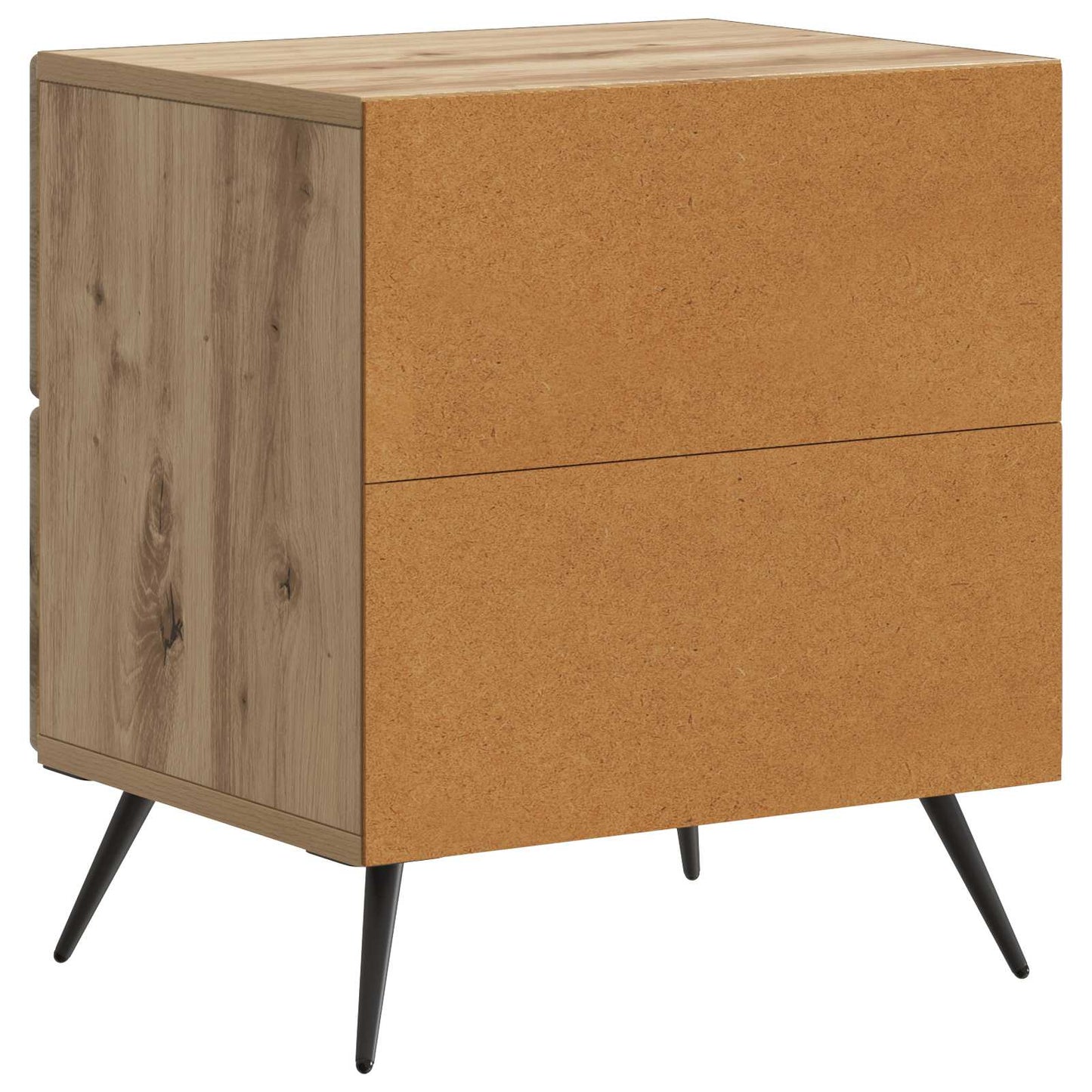 Armadio da Notte 2 pcs Rovere Artigianale 43 x 34,5 x 47,5 cm | homemem39