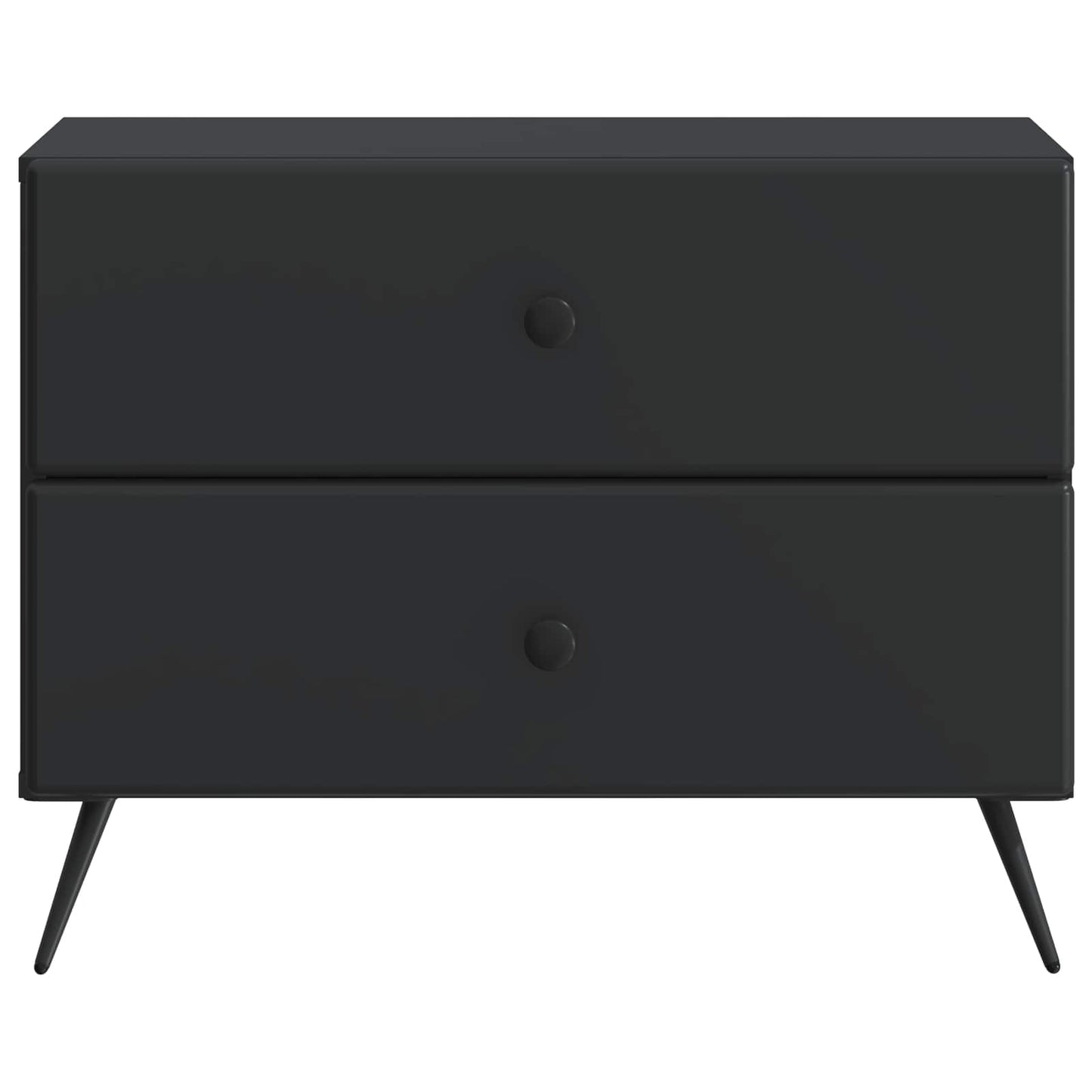 Armadio da Notte Nero 62 x 34,5 x 47,5 cm Legno ingegnerizzato | homemem39