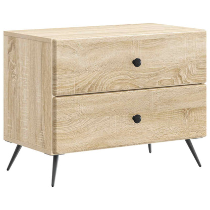 Armadio da Notte con cassetto Rovere Sonoma 62 x 34,5 x 47,5 cm