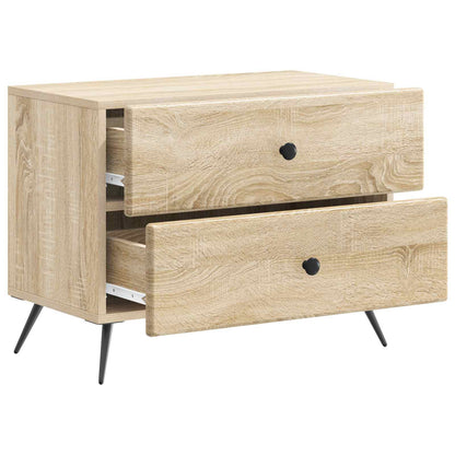 Armadio da Notte con cassetto Rovere Sonoma 62 x 34,5 x 47,5 cm