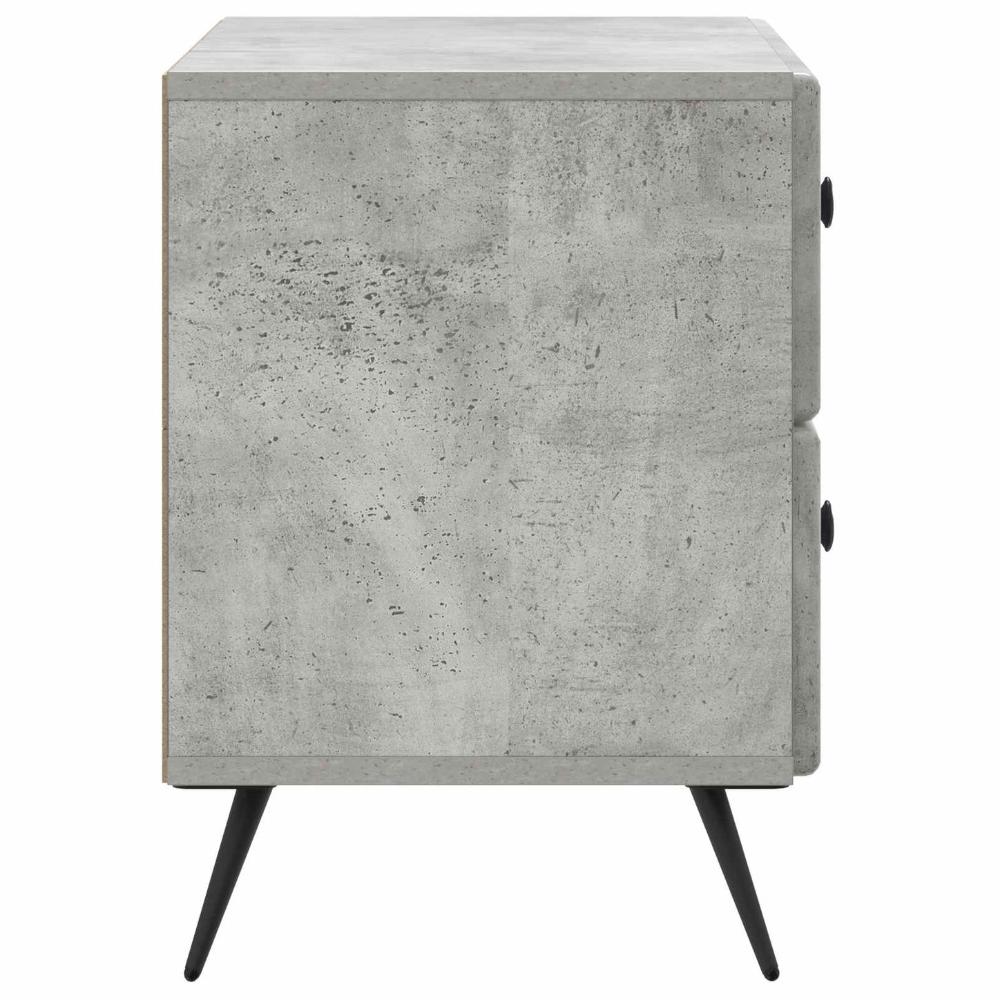 Armadio da Notte Grigio Cemento 62 x 34,5 x 47,5 cm | homemem39
