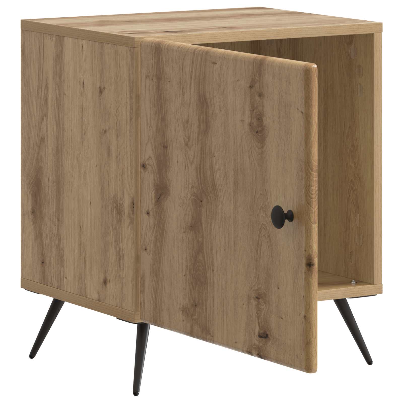 Armadio da Notte 2 pz Rovere Artigianale 43 x 34,5 x 50 cm | homemem39