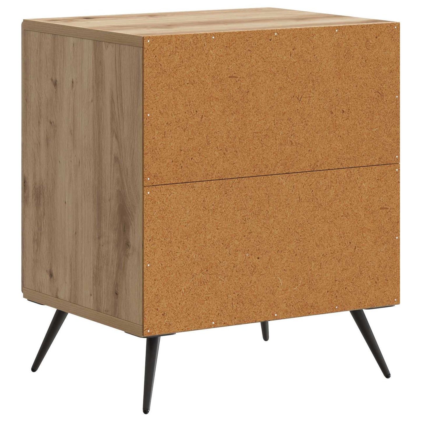 Armadio da Notte 2 pz Rovere Artigianale 43 x 34,5 x 50 cm | homemem39