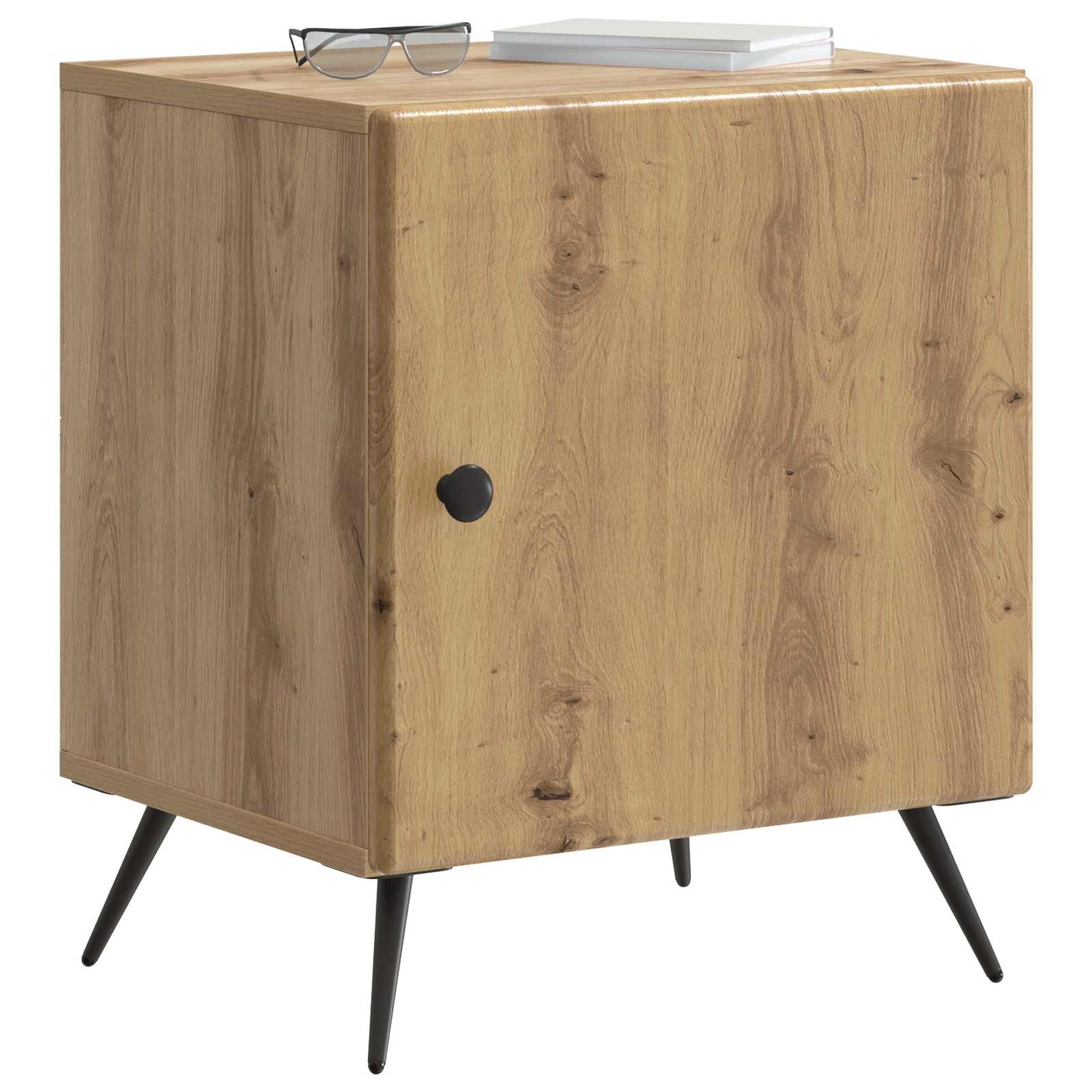 Armadio da Notte 2 pz Rovere Artigianale 43 x 34,5 x 50 cm | homemem39