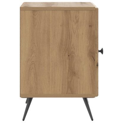 Armadio da Notte 2 pz Rovere Artigianale 43 x 34,5 x 50 cm | homemem39