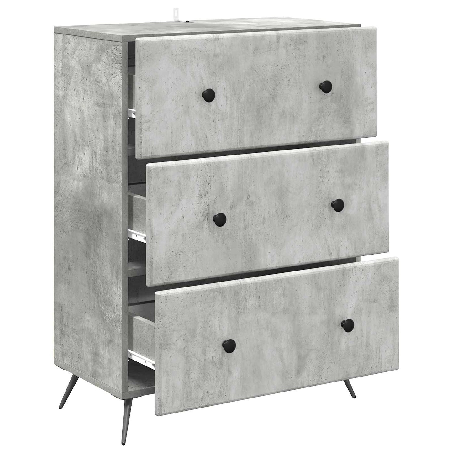 Mobile con Cassetti Grigio Cemento 66 x 34,5 x 90 cm | homemem39