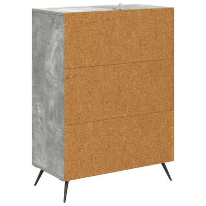 Mobile con Cassetti Grigio Cemento 66 x 34,5 x 90 cm | homemem39