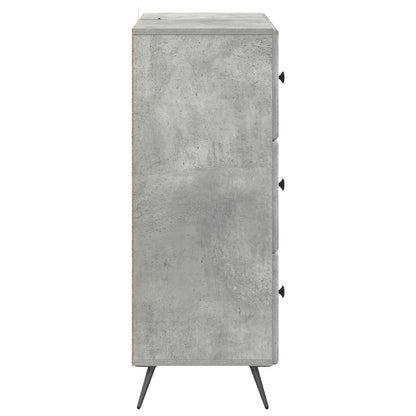 Mobile con Cassetti Grigio Cemento 66 x 34,5 x 90 cm