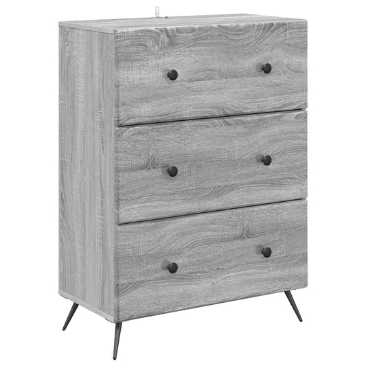 Mobile con Cassetti Grigio Sonoma 66 x 34,5 x 90 cm | homemem39