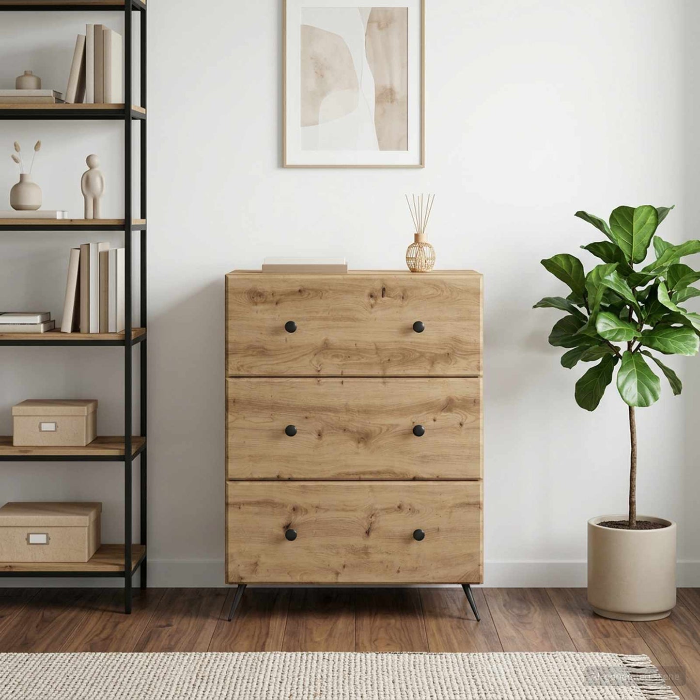 Mobile con Cassetti 66 x 34,5 x 90 cm Legno ingegnerizzato